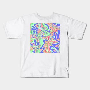 Marble Hologram Design Kids T-Shirt